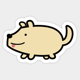 Pudgy Dog Sticker